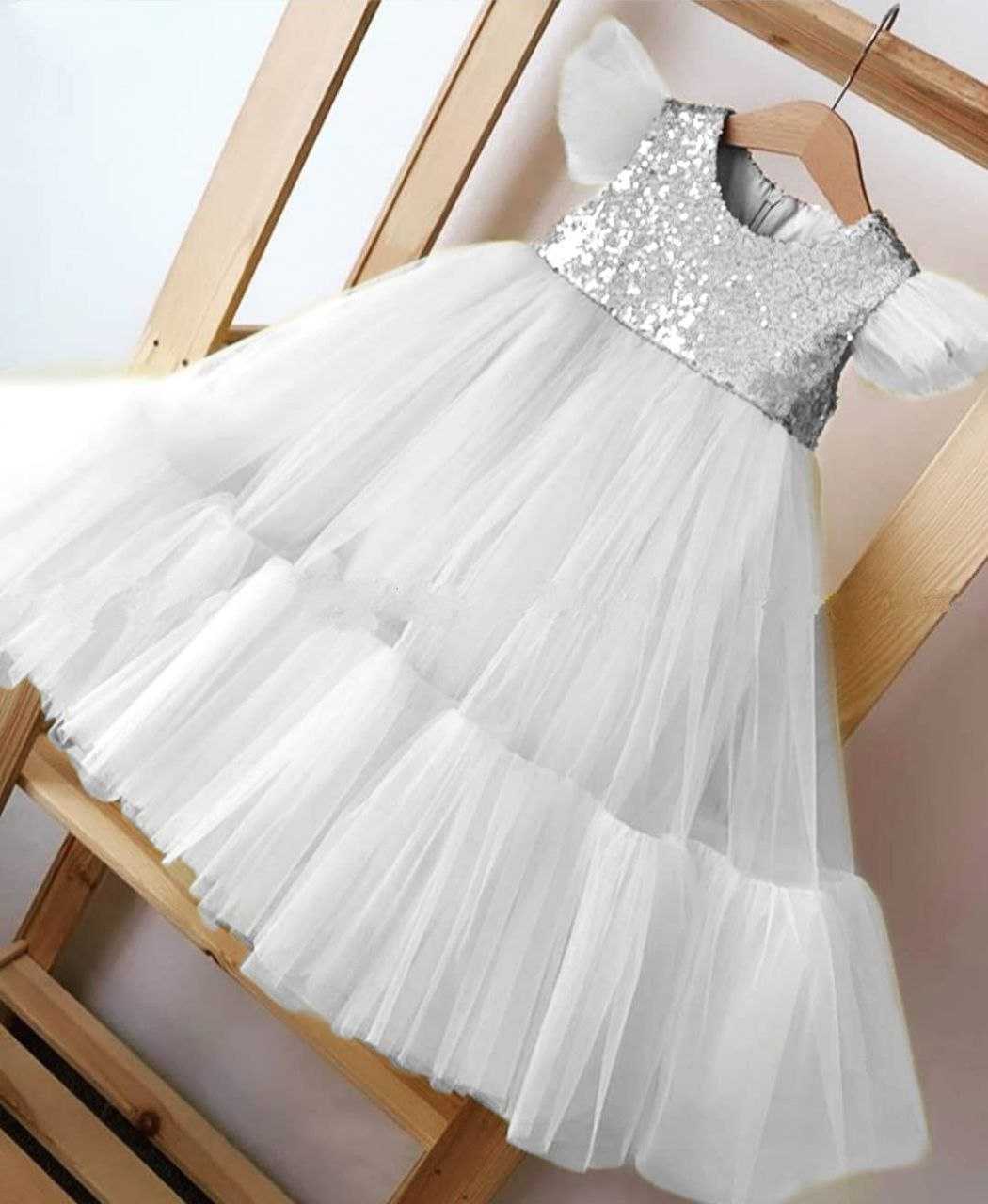 Ynf Soft Net RIN157 PC KID 8013 Kids Wear Wholesale Kids Frocks Girls Frock Kids Designer Frock Manufacturer- Kids Exports