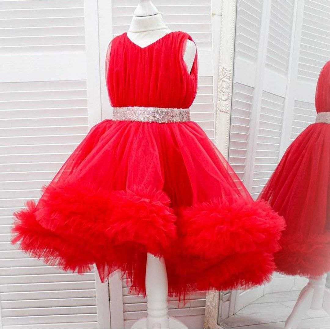 Ynf Soft Net RIN157 PC KID 8015 Kids Wear Wholesale Kids Frocks Girls Frock Kids Designer Frock Manufacturer- Kids Exports