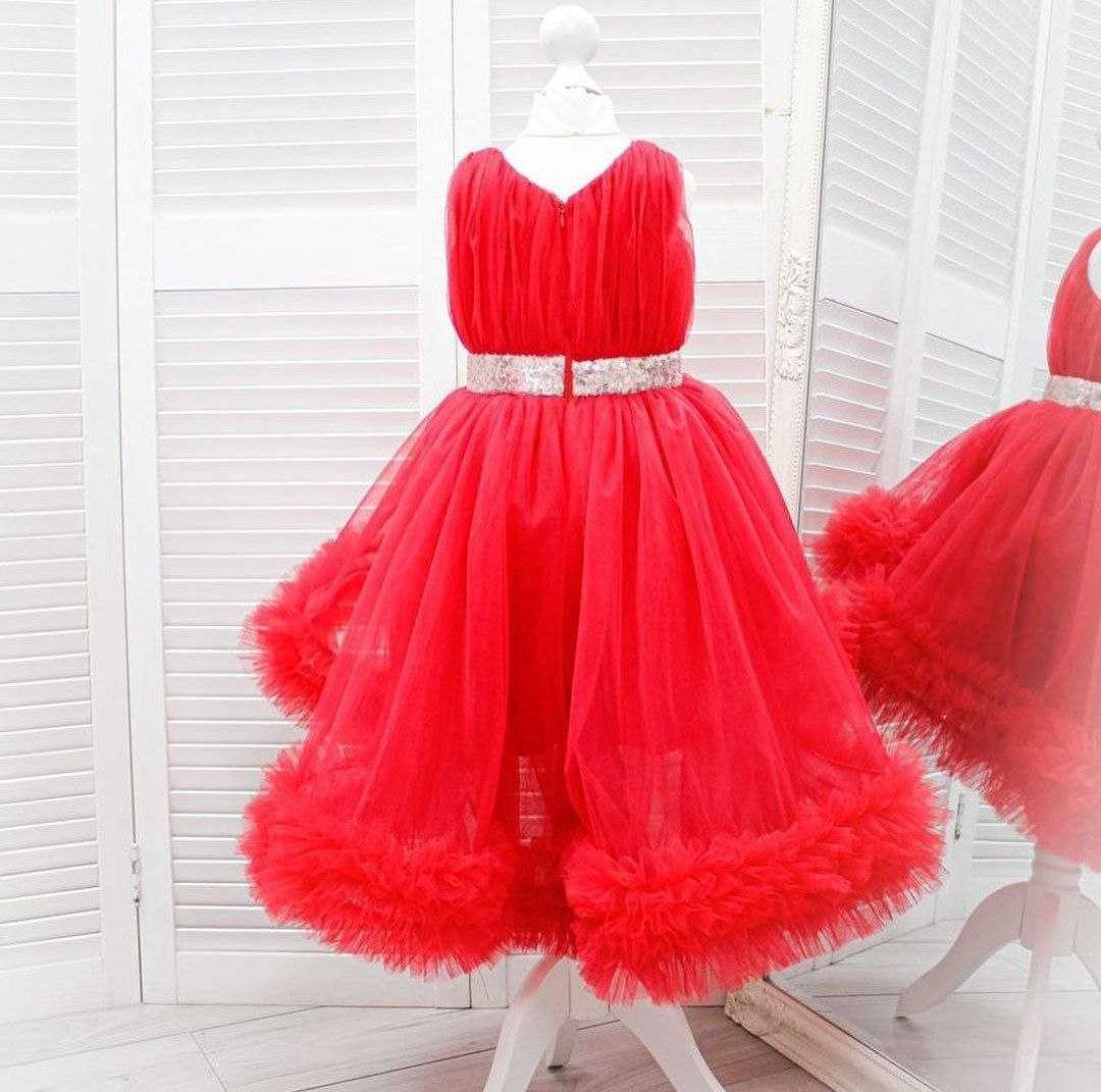 Ynf Soft Net RIN157 PC KID 8015 Kids Wear Wholesale Kids Frocks Girls Frock Kids Designer Frock Manufacturer- Kids Exports