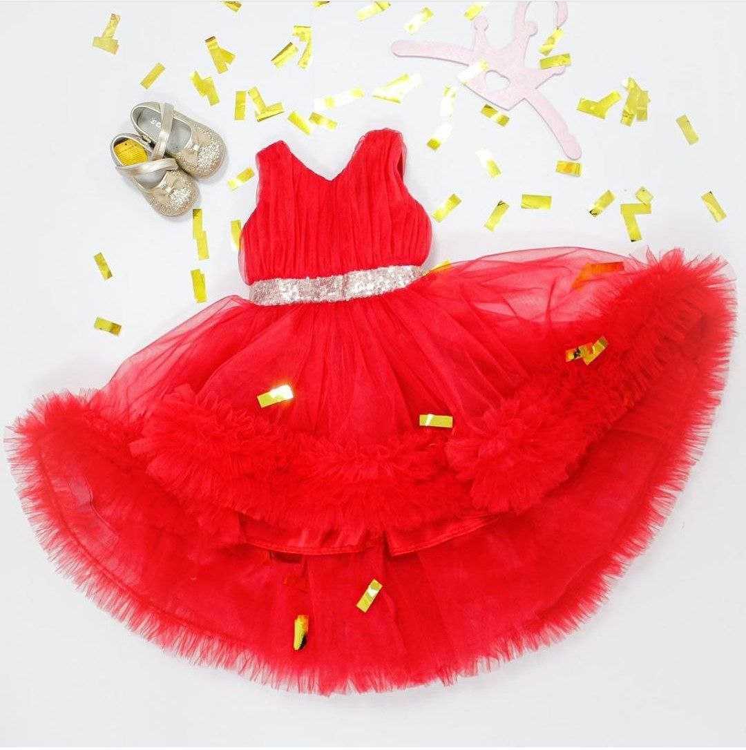 Ynf Soft Net RIN157 PC KID 8015 Kids Wear Wholesale Kids Frocks Girls Frock Kids Designer Frock Manufacturer- Kids Exports