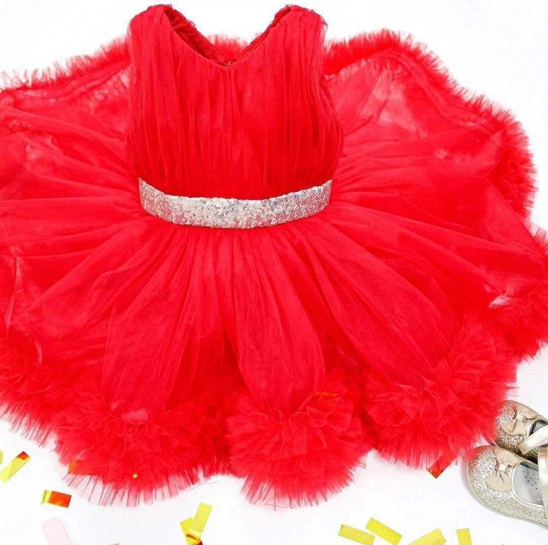 Ynf Soft Net RIN157 PC KID 8015 Kids Wear Wholesale Kids Frocks Girls Frock Kids Designer Frock Manufacturer- Kids Exports