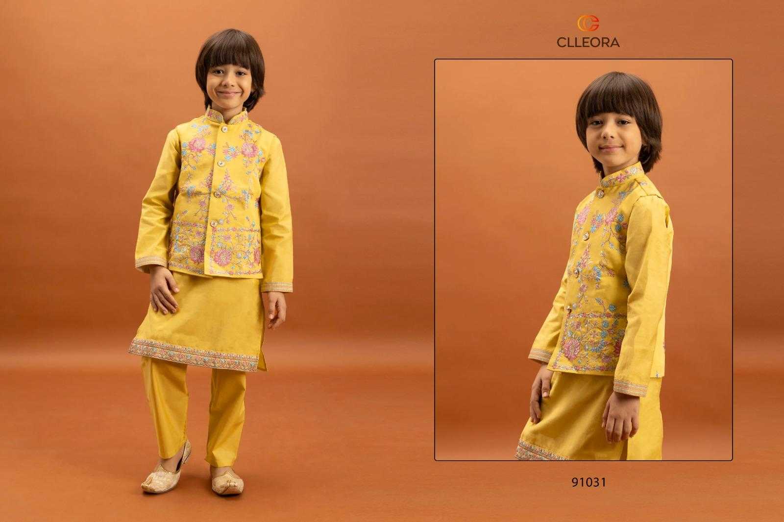 Ynf Viscose KESH481 CLLEORA NAZRANA 91031 Kids Wear Wedding Collections Festive Collections Wholesale Kids Kurta Pajama Kids Festive Wear Baby Boy Kurta Set Manufacturer- Kids Exports