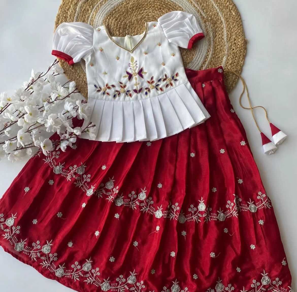 Ynf Chinon RIN235 NIYOGI Kids Wear Wholesale Kids Lehenga Kids Traditional Outfits Kids Navratri Outfits Manufacturer- Kids Exports