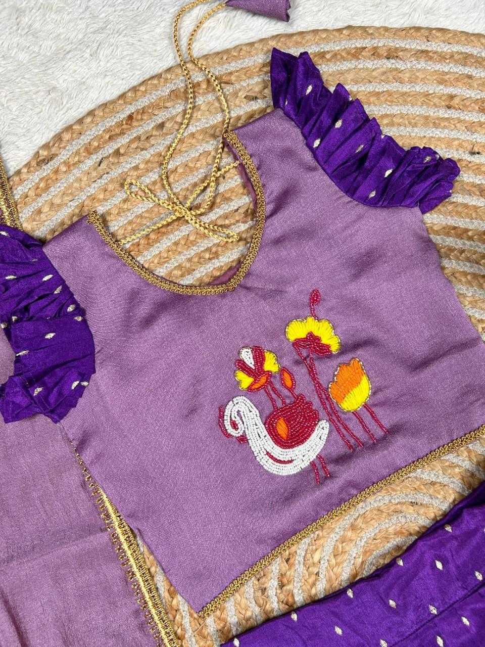 Ynf Chinon Silk KESH503 1129 Kids Wear Wholesale Kids Frocks Girls Frock Kids Designer Frock Manufacturer- Kids Exports