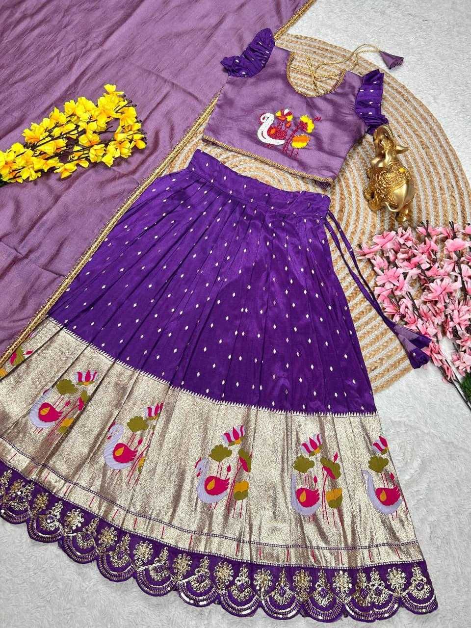 Ynf Chinon Silk KESH503 1129 Kids Wear Wholesale Kids Frocks Girls Frock Kids Designer Frock Manufacturer- Kids Exports