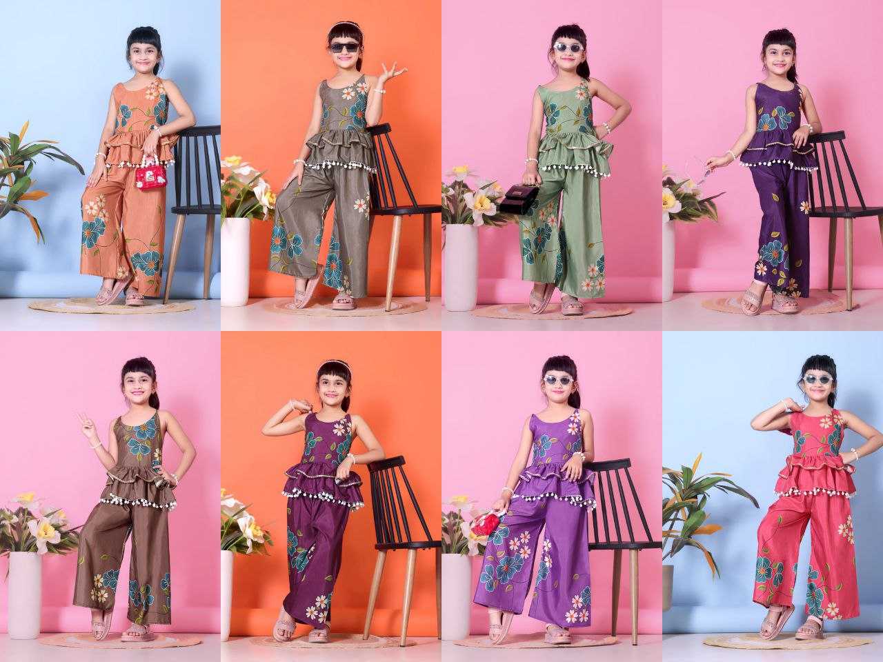 Ynf Cotton KESH461 190 Kids Wear Wholesale Kids Kurta Pajama Girls Ethnic Wear Kids Party Wear Ethnic Manufacturer- Kids Exports