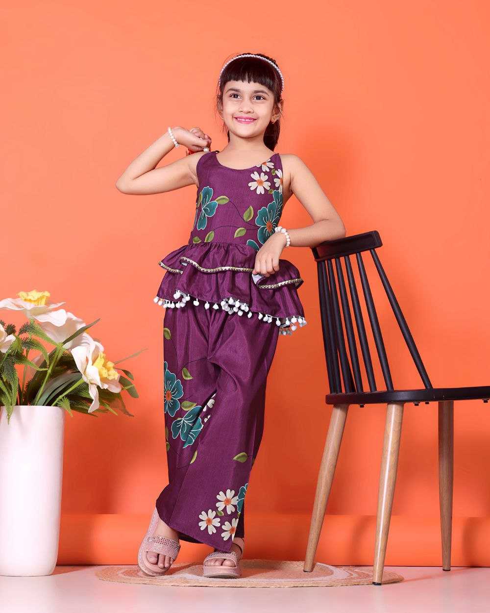Ynf Cotton KESH461 190 Kids Wear Wholesale Kids Kurta Pajama Girls Ethnic Wear Kids Party Wear Ethnic Manufacturer- Kids Exports