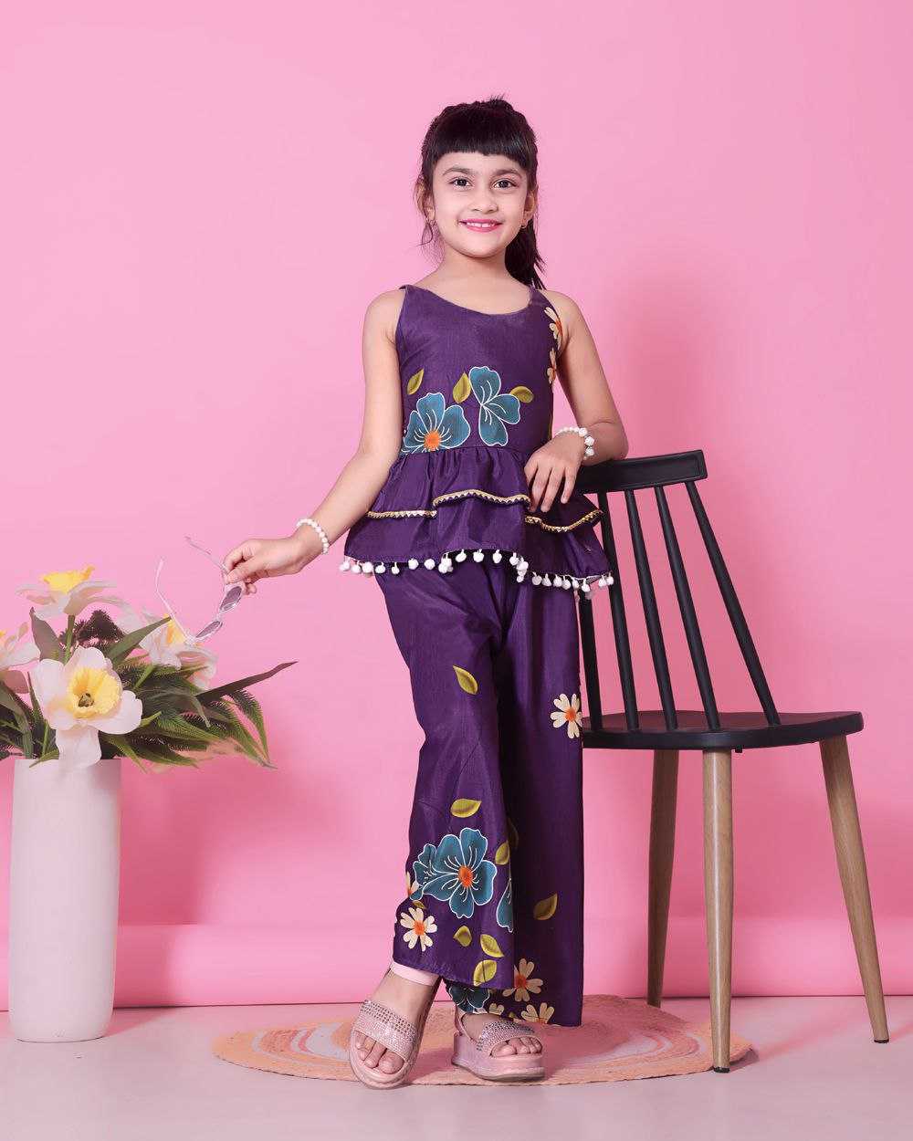 Ynf Cotton KESH461 190 Kids Wear Wholesale Kids Kurta Pajama Girls Ethnic Wear Kids Party Wear Ethnic Manufacturer- Kids Exports