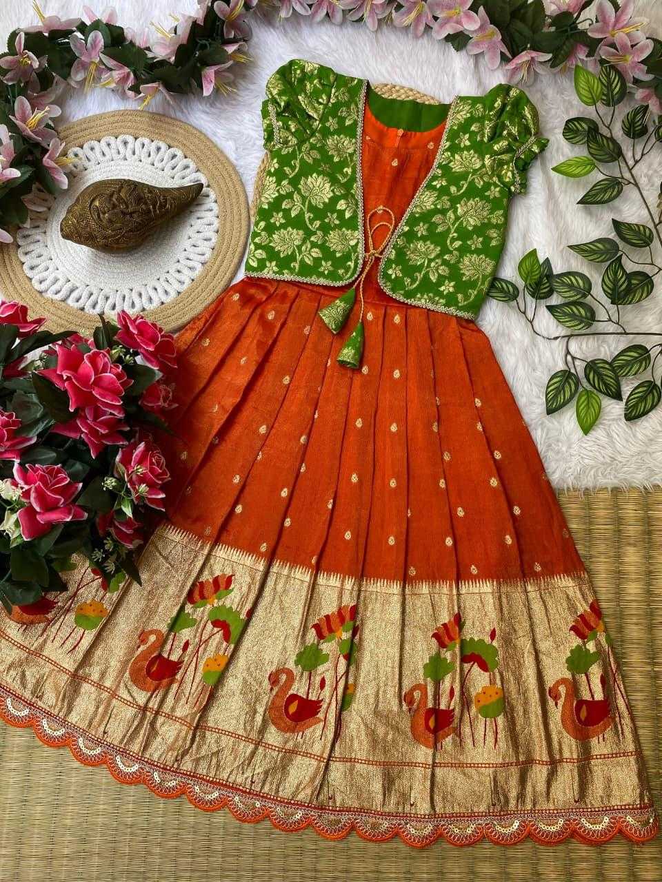 Ynf Cotton KESH503 1128 Kids Wear Wholesale Kids Frocks Girls Frock Kids Designer Frock Manufacturer- Kids Exports