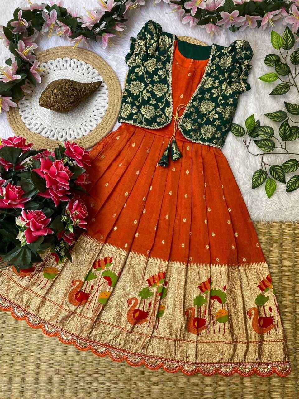 Ynf Cotton KESH503 1128 Kids Wear Wholesale Kids Frocks Girls Frock Kids Designer Frock Manufacturer- Kids Exports