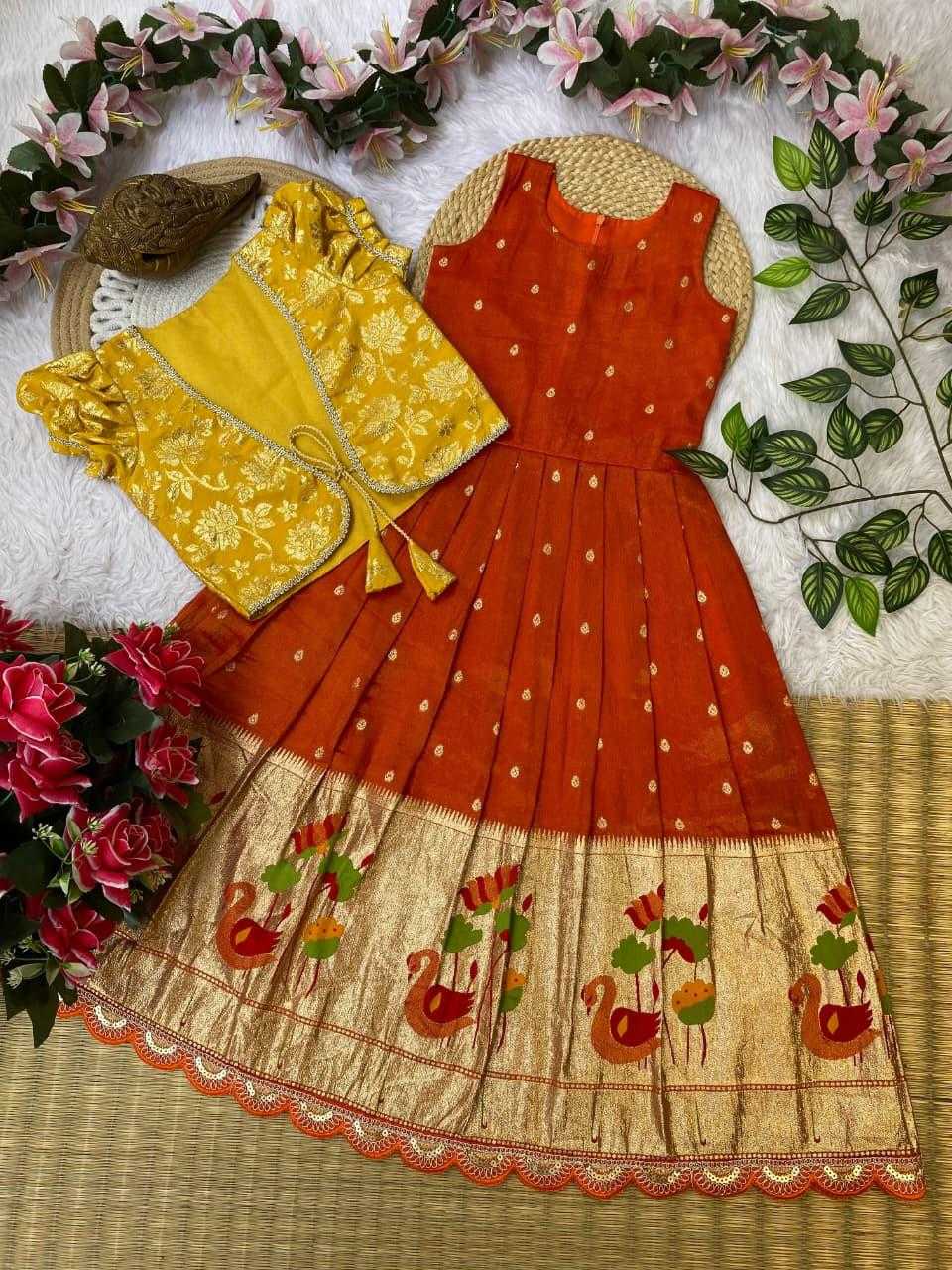 Ynf Cotton KESH503 1128 Kids Wear Wholesale Kids Frocks Girls Frock Kids Designer Frock Manufacturer- Kids Exports