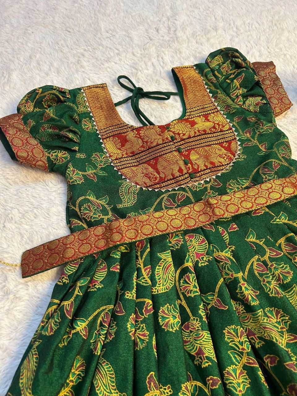 Ynf Cotton RIN235 MANIYA Kids Wear Wholesale Kids Gown Kids Traditional Outfits Kids Navratri Outfits Manufacturer- Kids Exports