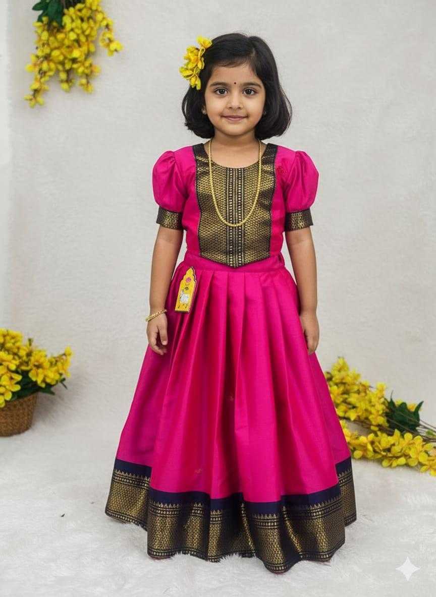 Ynf Kora Silk RIN235 SICO Kids Wear Festive Collections Wholesale Kids Lehenga Kids Lehenga Choli Baby Girl Lehenga Manufacturer- Kids Exports
