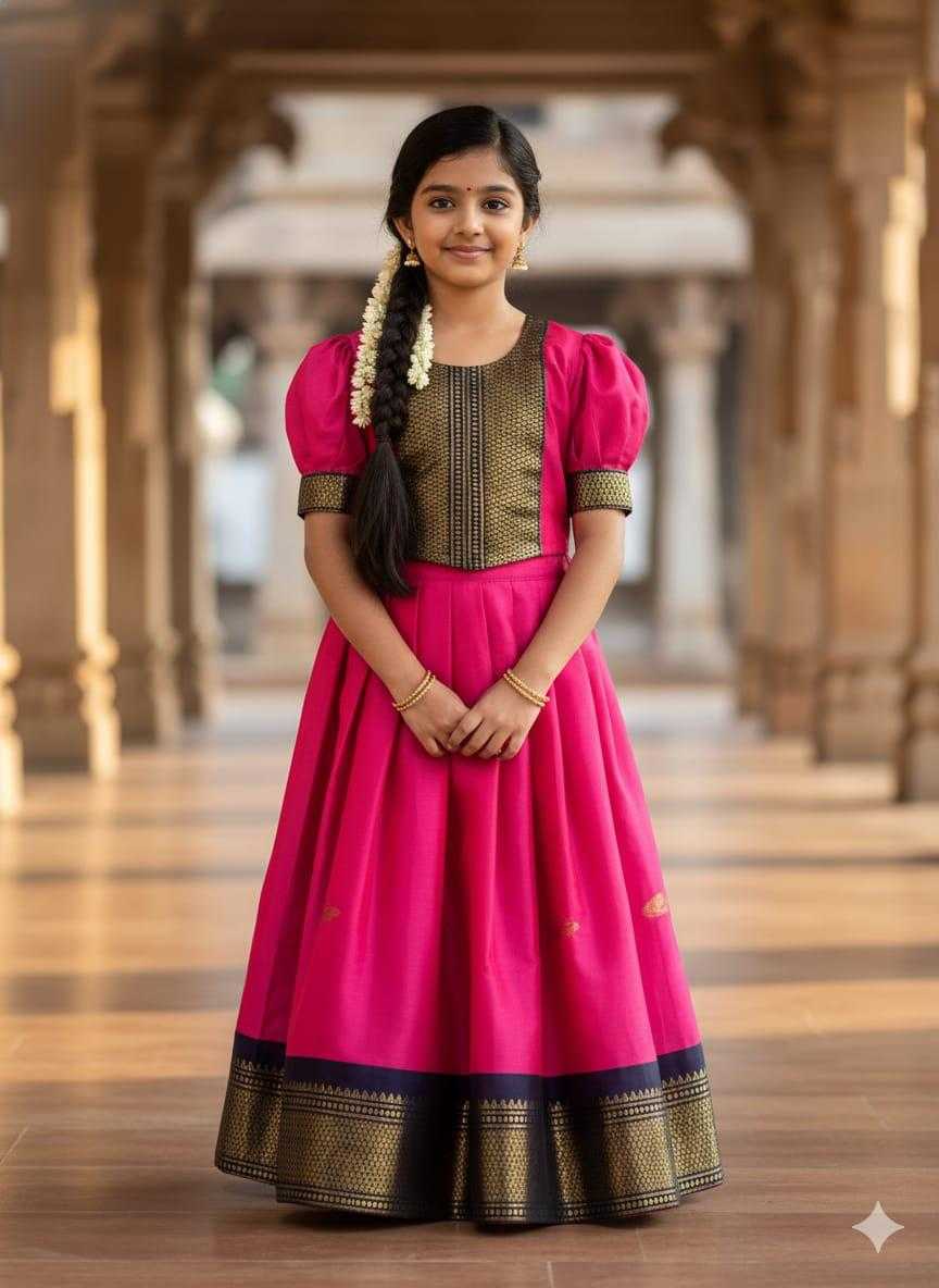 Ynf Kora Silk RIN235 SICO Kids Wear Festive Collections Wholesale Kids Lehenga Kids Lehenga Choli Baby Girl Lehenga Manufacturer- Kids Exports