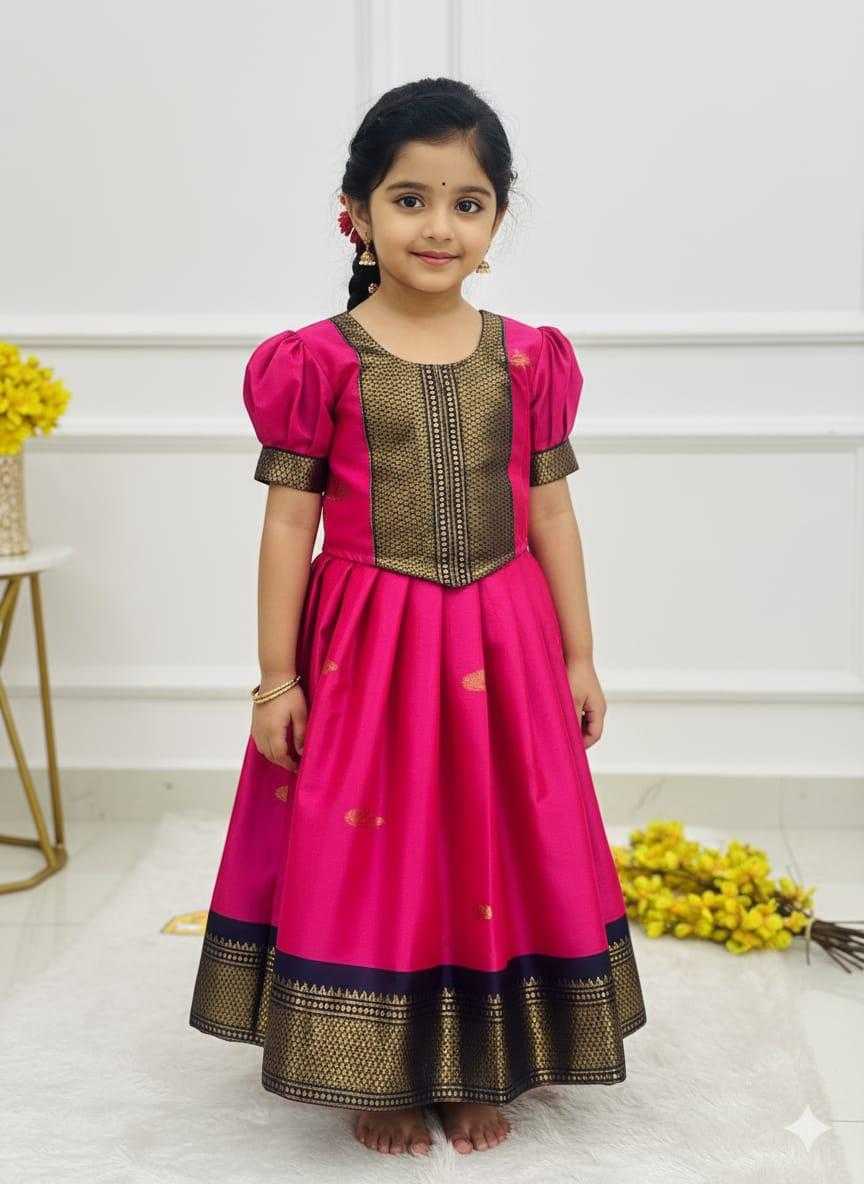 Ynf Kora Silk RIN235 SICO Kids Wear Festive Collections Wholesale Kids Lehenga Kids Lehenga Choli Baby Girl Lehenga Manufacturer- Kids Exports