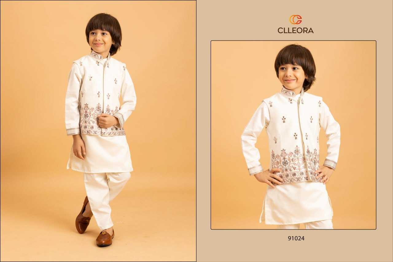 Ynf Malay Satin Silk RIN202 CLLEORA ETHNI 91021 Kids Wear Festive Collections Wholesale Kids Festive Wear Boys Ethnic Wear Baby Boy Kurta Set Manufacturer- Kids Exports