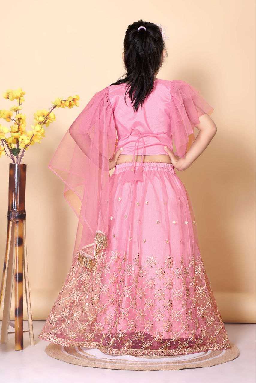 Ynf Net KESH461 189 Kids Wear Festive Collections Wholesale Kids Lehenga Choli Kids Festive Wear Kids Wedding Outfits Manufacturer- Kids Exports