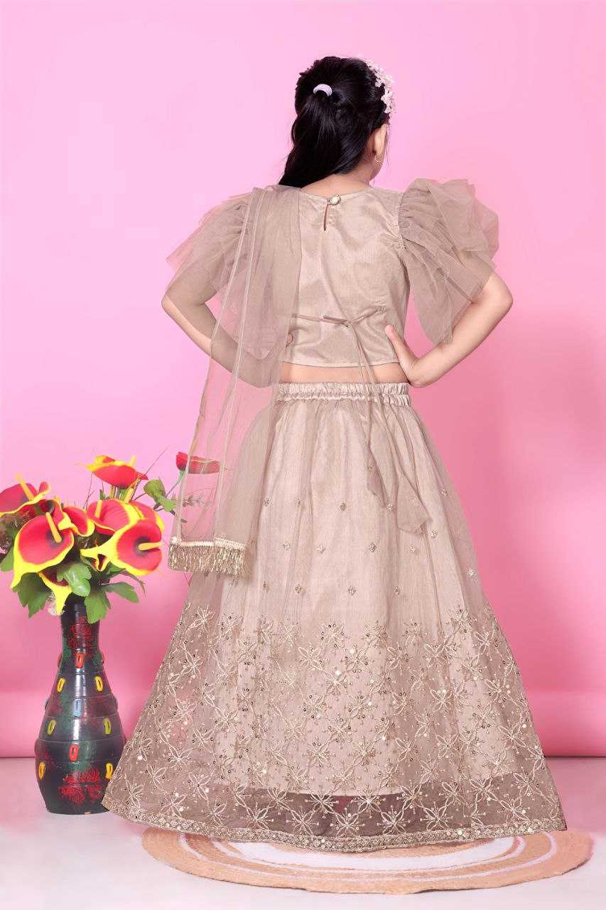 Ynf Net KESH461 189 Kids Wear Festive Collections Wholesale Kids Lehenga Choli Kids Festive Wear Kids Wedding Outfits Manufacturer- Kids Exports