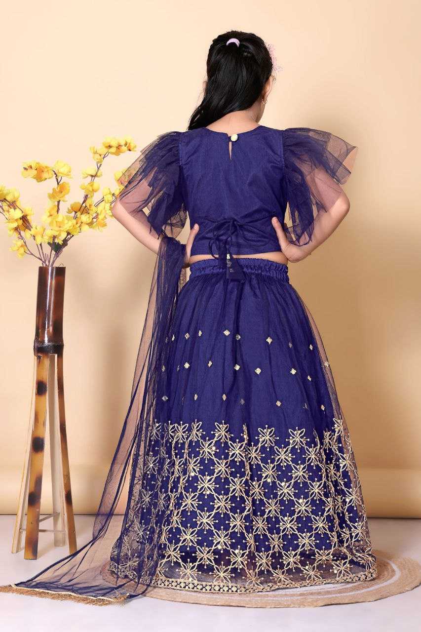 Ynf Net KESH461 189 Kids Wear Festive Collections Wholesale Kids Lehenga Choli Kids Festive Wear Kids Wedding Outfits Manufacturer- Kids Exports