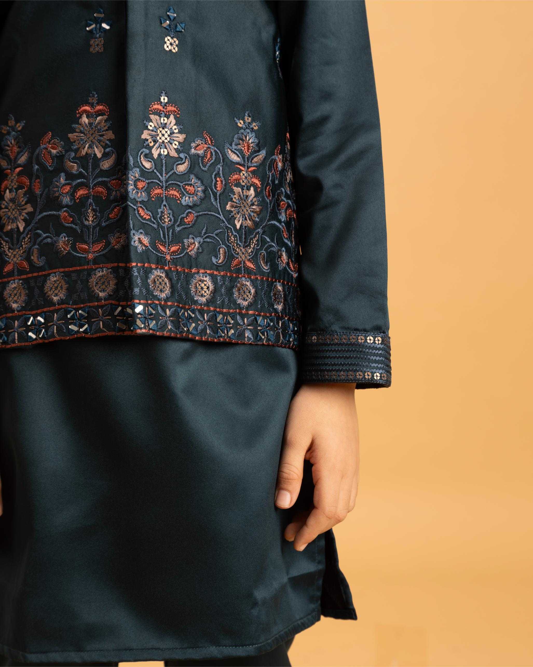 Ynf Satin RIN202 ETHNI KIDZ 91021 Kids Wear Wholesale Boys Kurta Pyjama Kids Kurta Pajama Baby Boy Kurta Set Manufacturer- Kids Exports