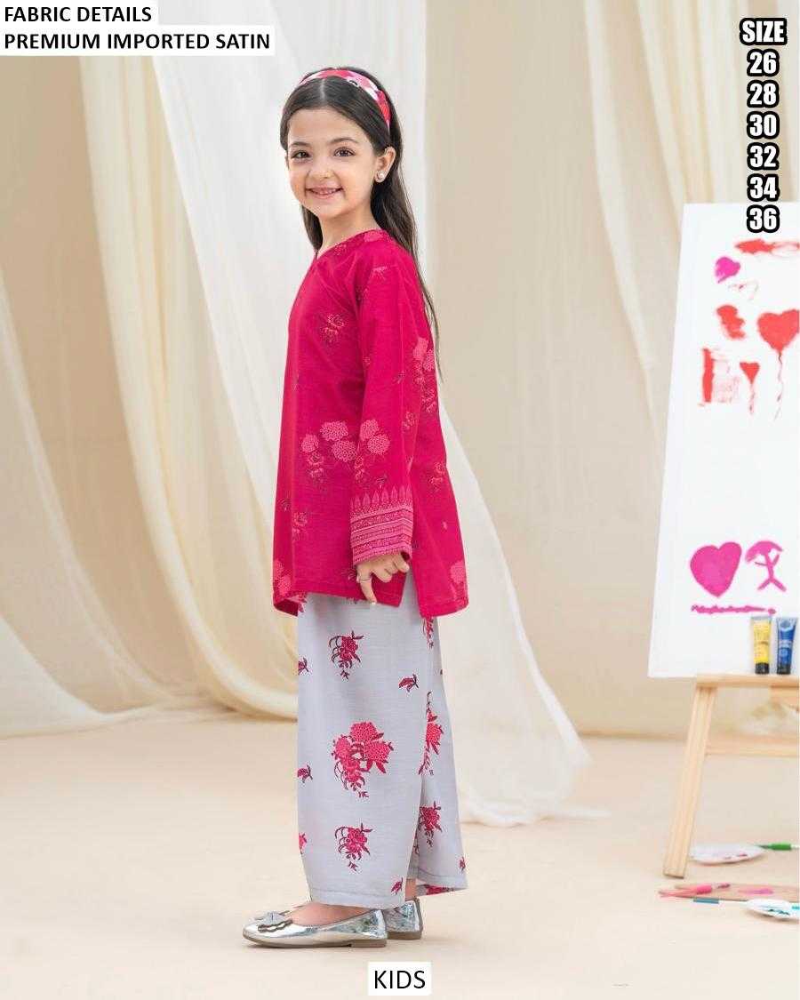 Ynf Silk KESH481 KALESHA Kids Wear Wholesale Girls Ethnic Wear Kids Silk Dress Kids Party Wear Ethnic Manufacturer- Kids Exports