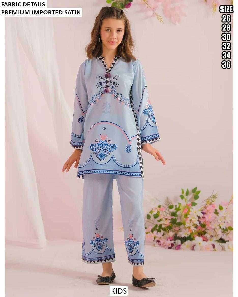 Ynf Silk KESH481 KALESHA Kids Wear Wholesale Girls Ethnic Wear Kids Silk Dress Kids Party Wear Ethnic Manufacturer- Kids Exports