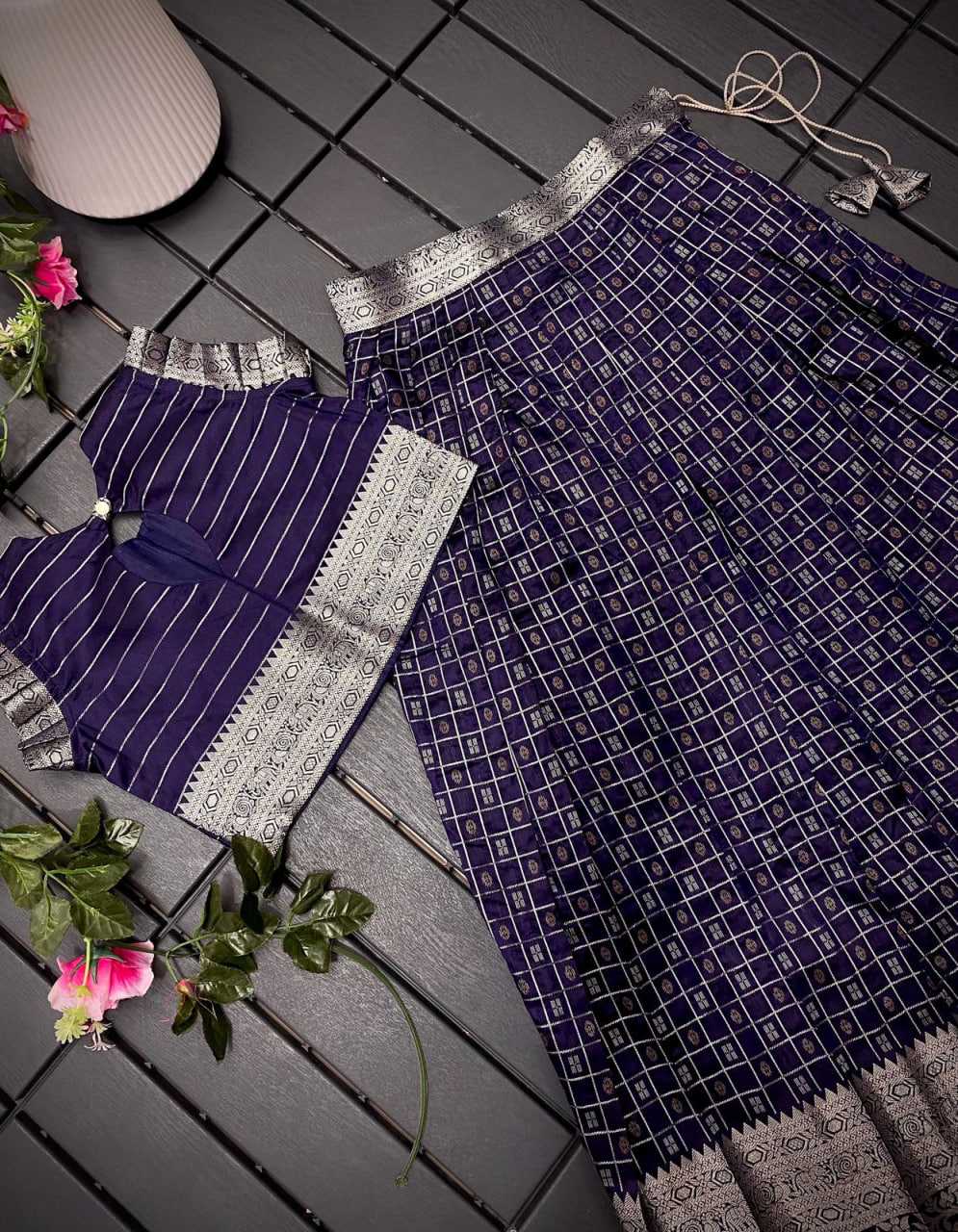 Ynf Soft Silk RIN235 KALYAN Kids Wear Festive Collections Wholesale Kids Lehenga Kids Festive Wear Baby Girl Lehenga Manufacturer- Kids Exports