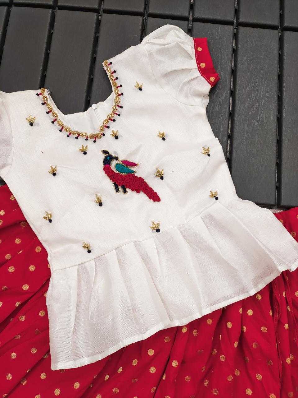 Ynf Banarasi Soft Silk RIN235 Vedanshi Kids Wear Festive Collections Wholesale Kids Lehenga Choli Kids Festive Wear Kids Silk Dress Manufacturer- Kids Exports