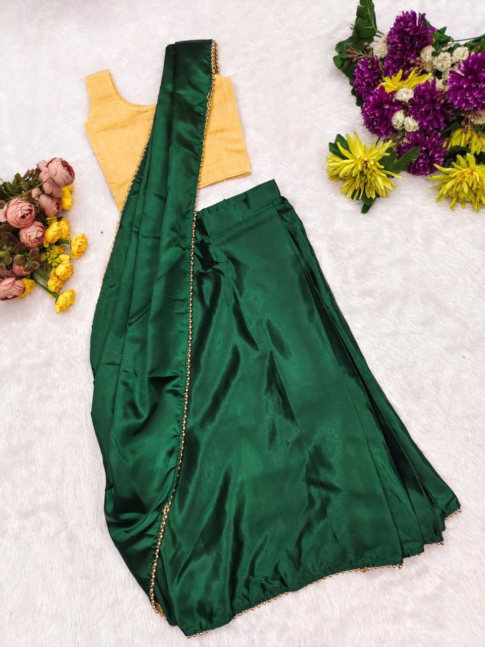 Ynf Banglori Silk KESH505 017 Kids Wear Wholesale Kids Saree Dress Kids Festive Wear Kids Party Wear Ethnic Manufacturer- Kids Exports