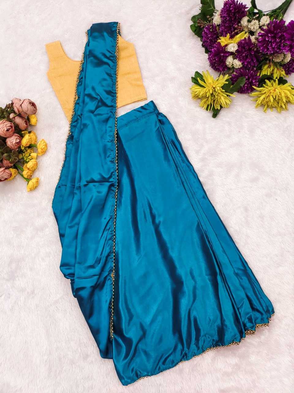 Ynf Banglori Silk KESH505 017 Kids Wear Wholesale Kids Saree Dress Kids Festive Wear Kids Party Wear Ethnic Manufacturer- Kids Exports