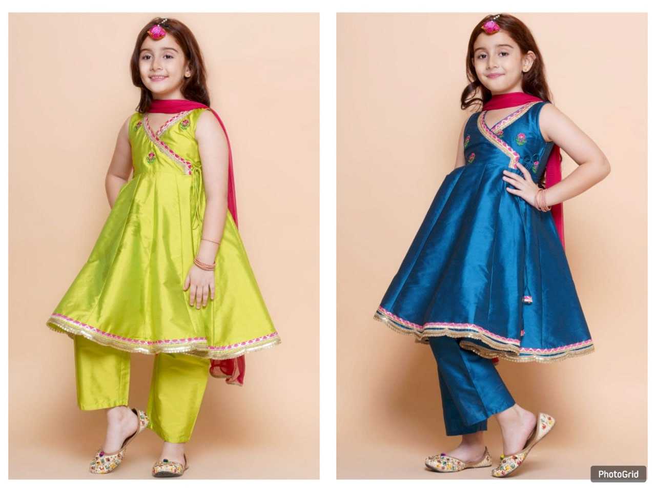 Ynf Chanderi Silk KESH642 033 Kids Wear Wholesale Kids Traditional Outfits Kids Kurta Pajama Kids Festive Wear Manufacturer- Kids Exports