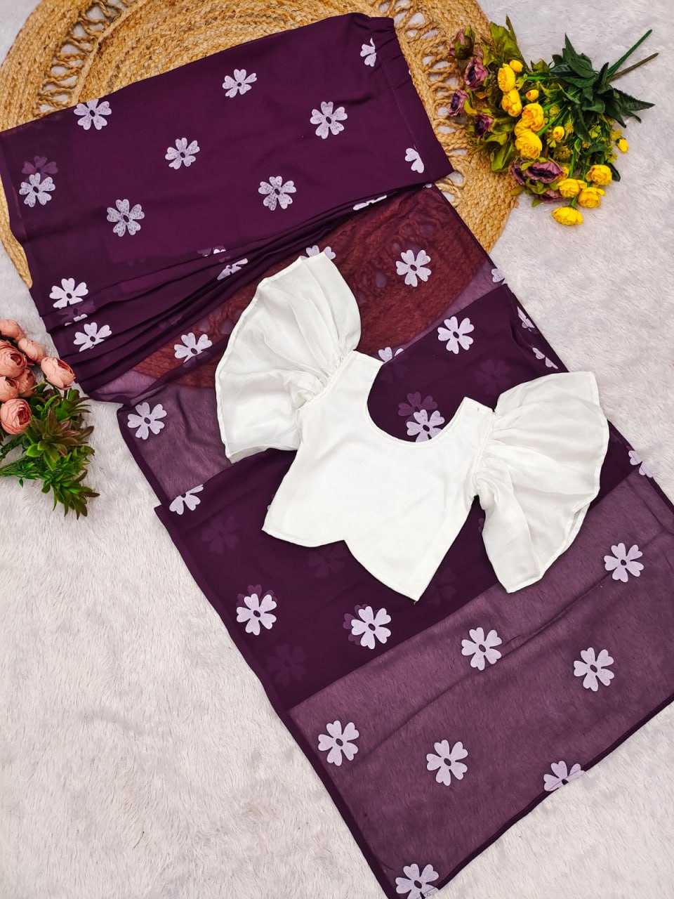 Ynf Chinon Silk KESH505 012 Kids Wear Wholesale Kids Saree Dress Kids Festive Wear Kids Wedding Outfits Manufacturer- Kids Exports