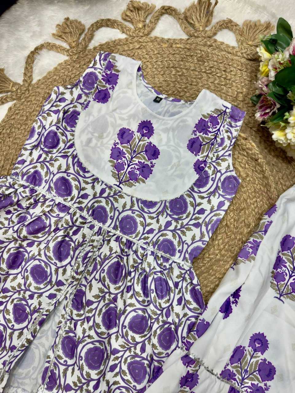 Ynf Cotton KESH642 011 Kids Wear Wholesale Kids Sharara Girls Kurti Kids Party Wear Ethnic Manufacturer- Kids Exports