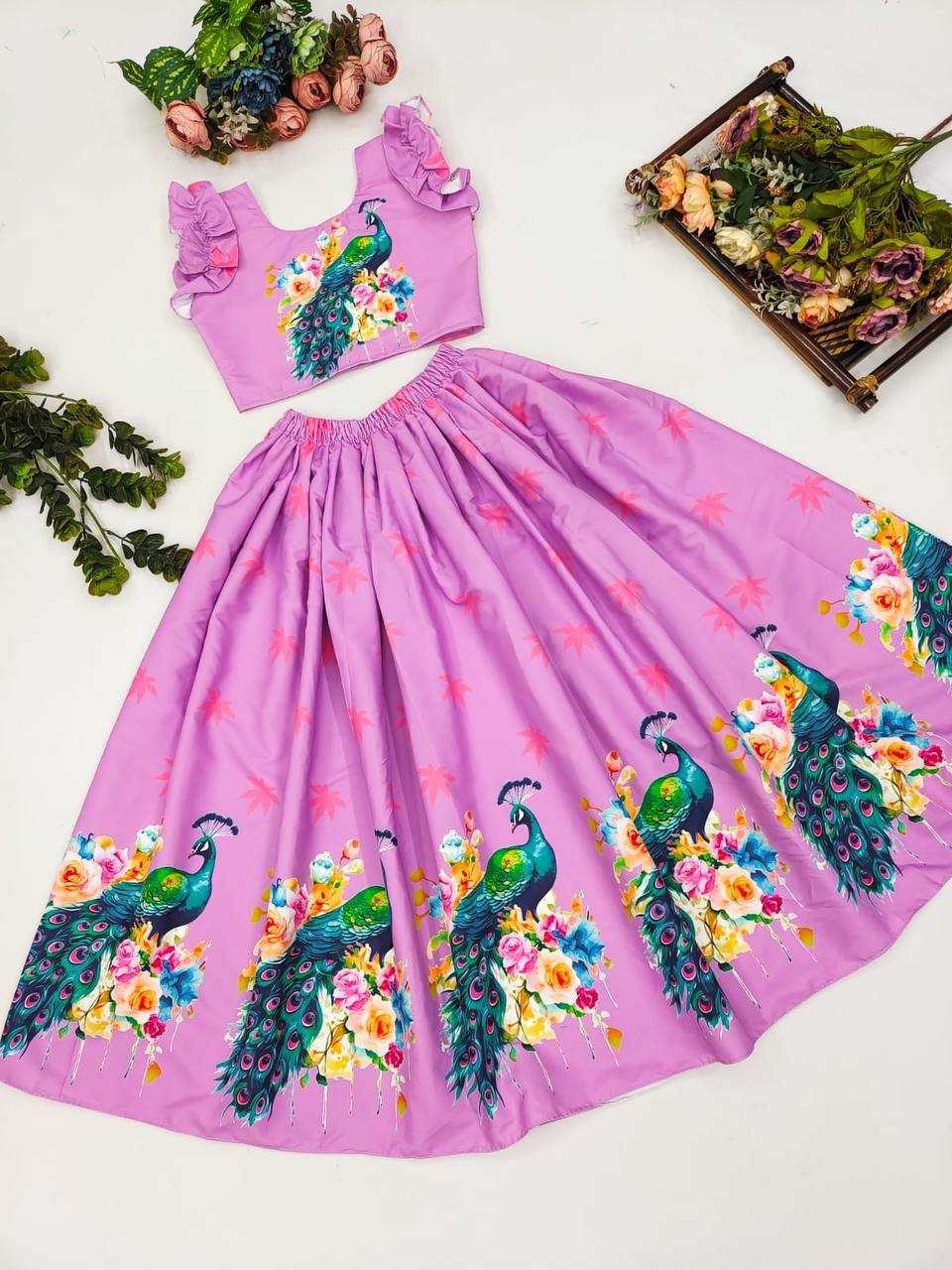 Ynf Cotton KESH642 029 Kids Wear Wholesale Kids Lehenga Kids Gown Kids Frocks Manufacturer- Kids Exports