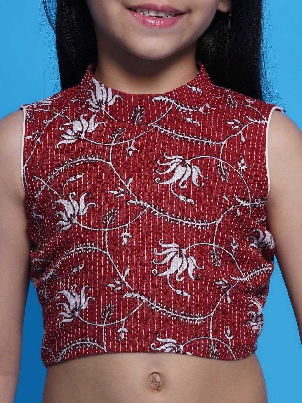 Ynf Dola Silk KESH505 003 Kids Wear Wholesale Kids Saree Dress Kids Festive Wear Kids Party Wear Ethnic Manufacturer- Kids Exports