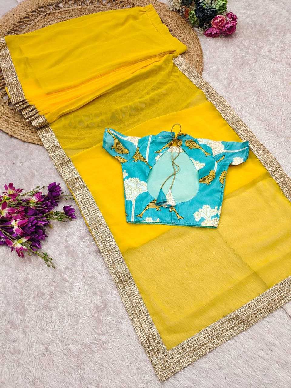 Ynf Dola Silk KESH505 006 Kids Wear Wholesale Kids Saree Dress Kids Traditional Outfits Kids Party Wear Ethnic Manufacturer- Kids Exports