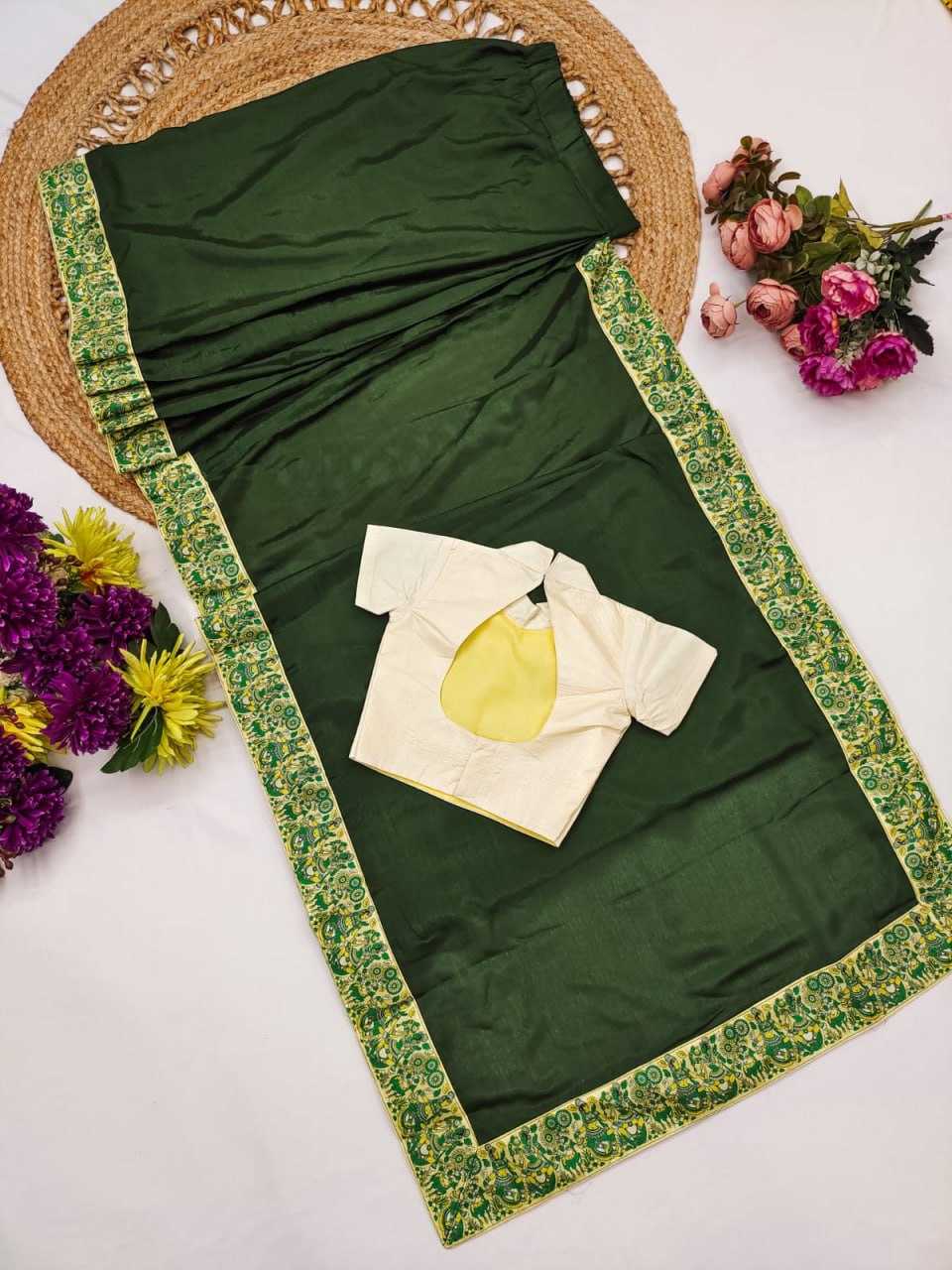 Ynf Dola Silk KESH505 018 Kids Wear Wholesale Kids Saree Dress Kids Festive Wear Kids Party Wear Ethnic Manufacturer- Kids Exports
