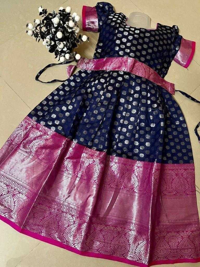 Ynf Fancy KESH503 7801 Kids Wear Wholesale Kids Gown Kids Frocks Kids Party Wear Ethnic Manufacturer- Kids Exports
