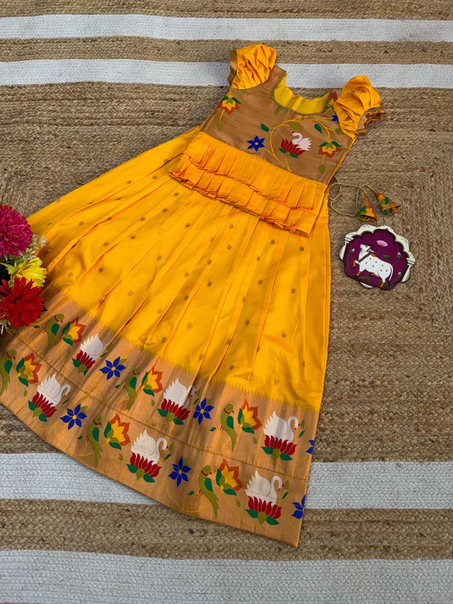 Ynf Fancy KESH503 8150 Kids Wear Wholesale Kids Traditional Outfits Kids Lehenga Choli Kids Navratri Outfits Manufacturer- Kids Exports