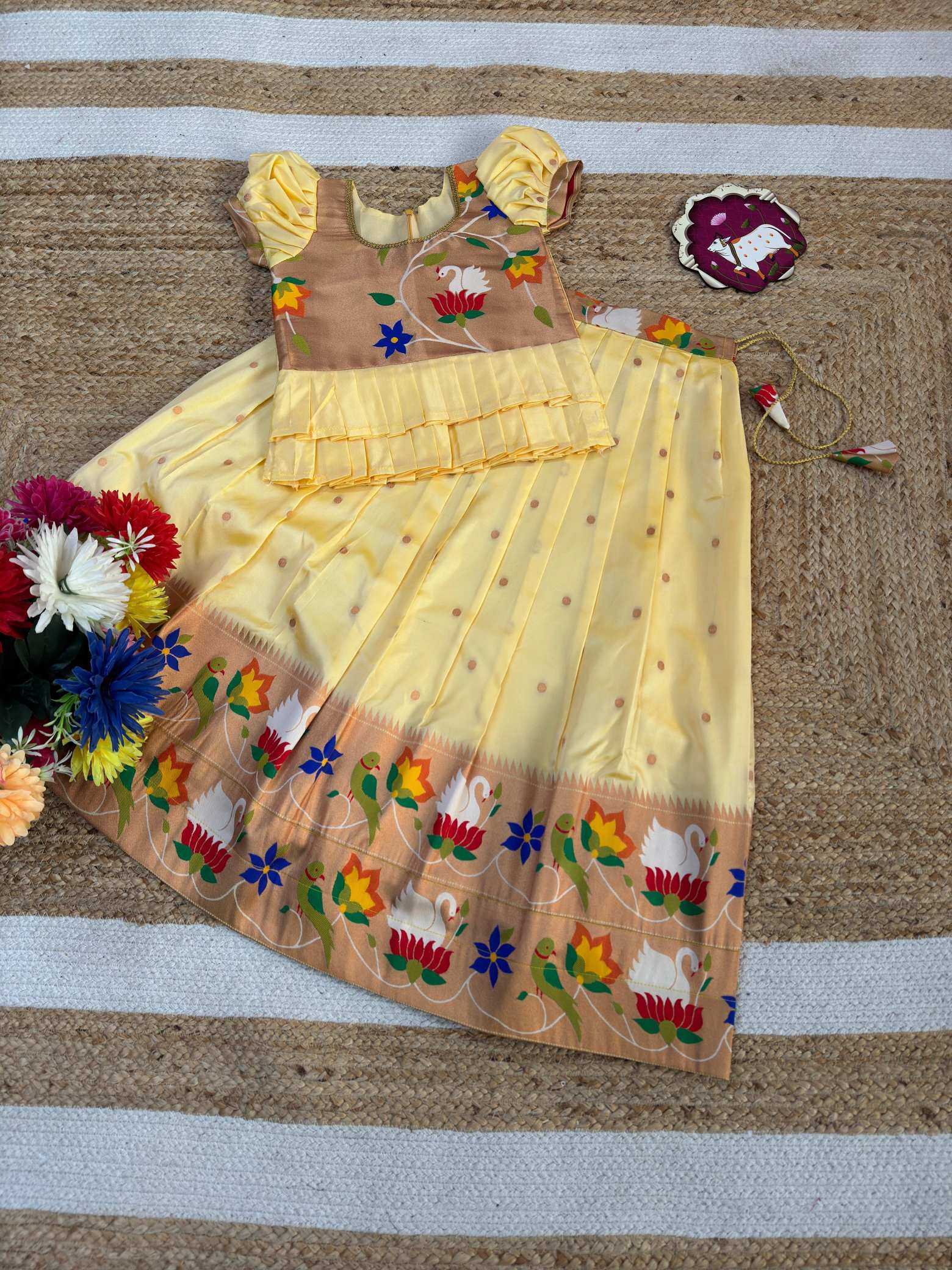 Ynf Fancy KESH503 8150 Kids Wear Wholesale Kids Traditional Outfits Kids Lehenga Choli Kids Navratri Outfits Manufacturer- Kids Exports