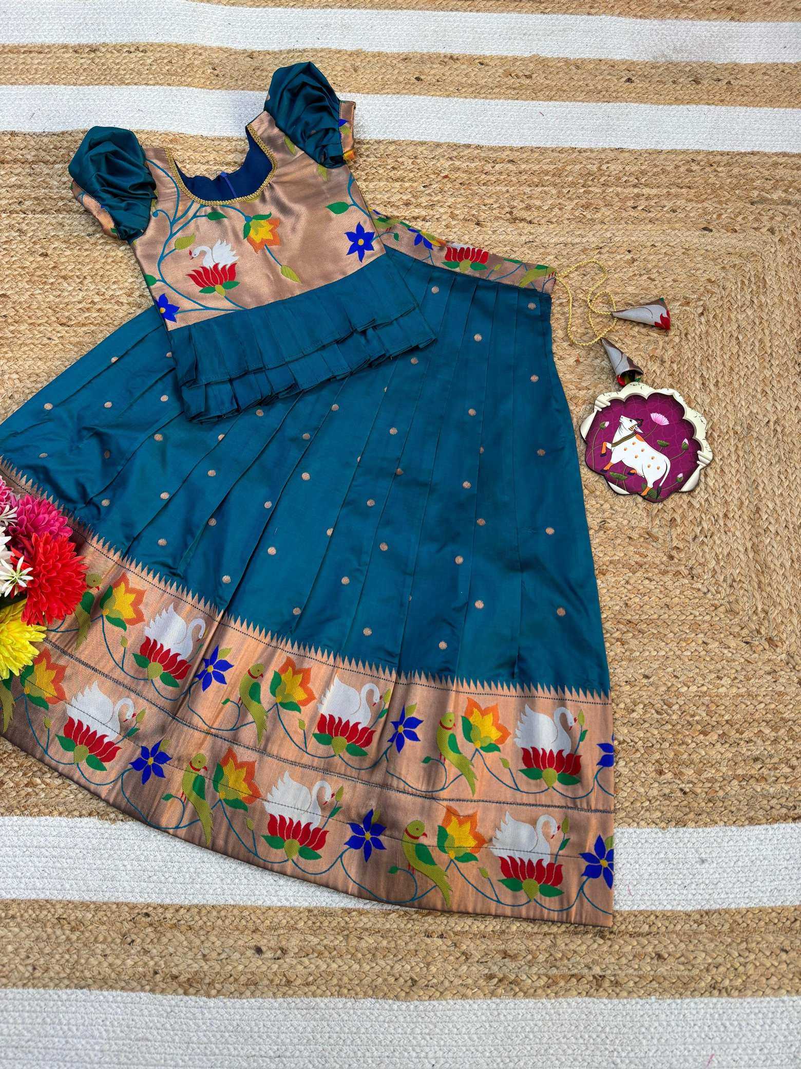 Ynf Fancy KESH503 8150 Kids Wear Wholesale Kids Traditional Outfits Kids Lehenga Choli Kids Navratri Outfits Manufacturer- Kids Exports