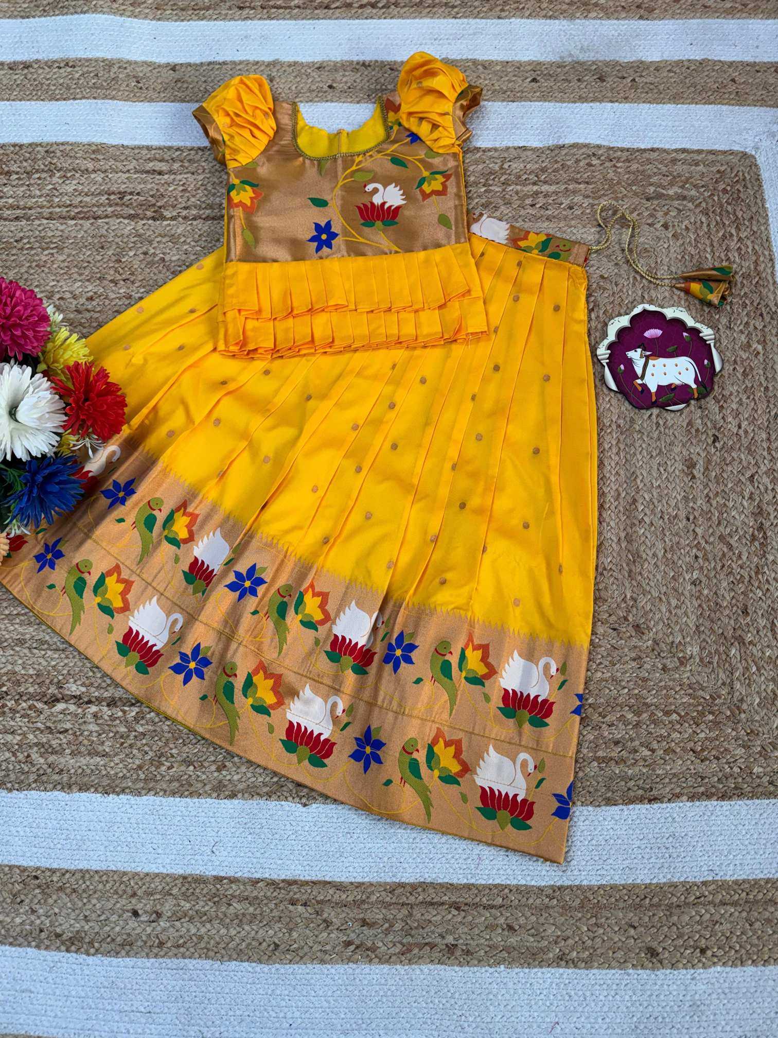 Ynf Fancy KESH503 8150 Kids Wear Wholesale Kids Traditional Outfits Kids Lehenga Choli Kids Navratri Outfits Manufacturer- Kids Exports