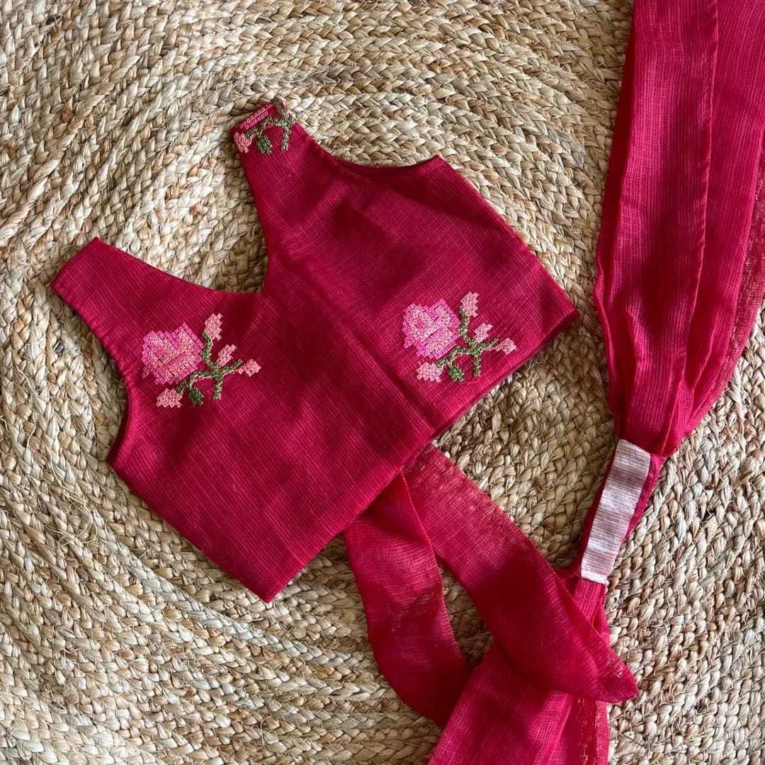 Ynf Kota Chex RIN235 Alisha Kids Wear Wholesale Kids Lehenga Embroidered Frock Kids Designer Frock Manufacturer- Kids Exports