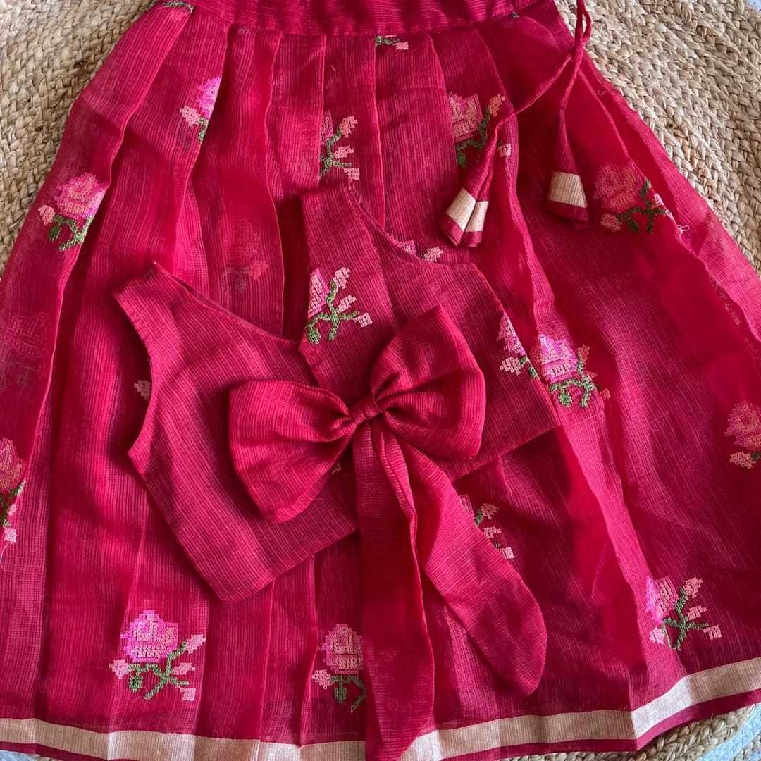 Ynf Kota Chex RIN235 Alisha Kids Wear Wholesale Kids Lehenga Embroidered Frock Kids Designer Frock Manufacturer- Kids Exports