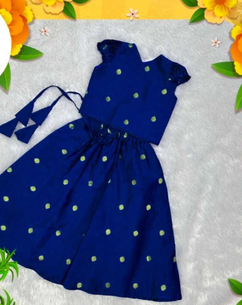 Ynf Nylon Silk RIN235 Neha Kids Wear Wholesale Kids Lehenga Ethnic Dresses For Kids Kids Festive Wear Manufacturer- Kids Exports