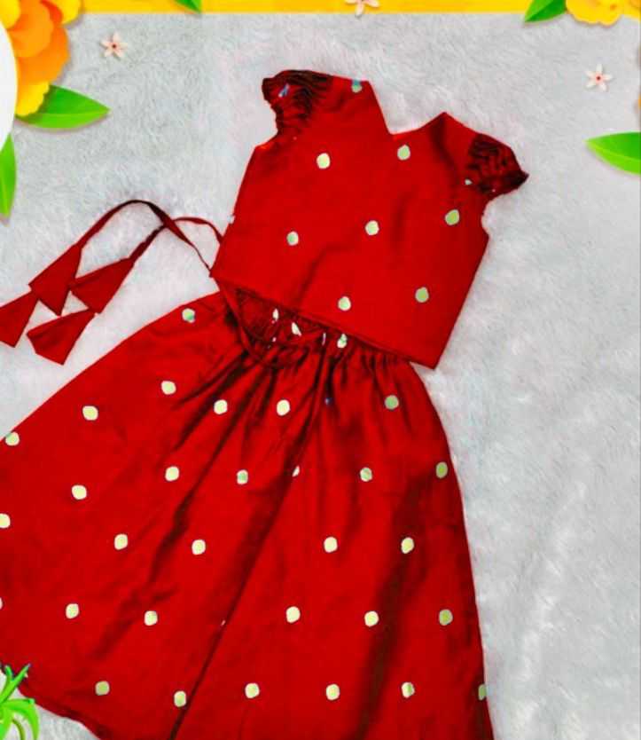 Ynf Nylon Silk RIN235 Neha Kids Wear Wholesale Kids Lehenga Ethnic Dresses For Kids Kids Festive Wear Manufacturer- Kids Exports