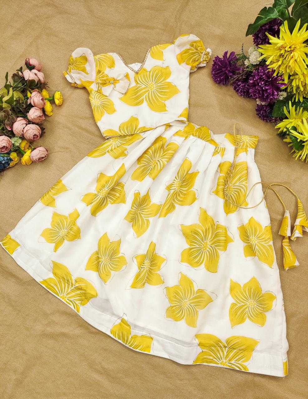 Ynf Rangoli Silk RIN235 Indira Kids Wear Wholesale Kids Lehenga Ethnic Dresses For Kids Kids Festive Wear Manufacturer- Kids Exports