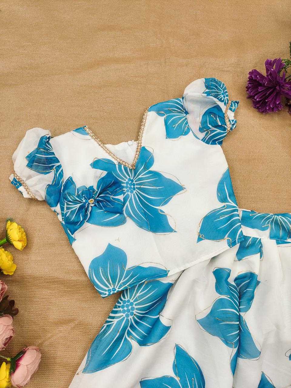 Ynf Rangoli Silk RIN235 Indira Kids Wear Wholesale Kids Lehenga Ethnic Dresses For Kids Kids Festive Wear Manufacturer- Kids Exports