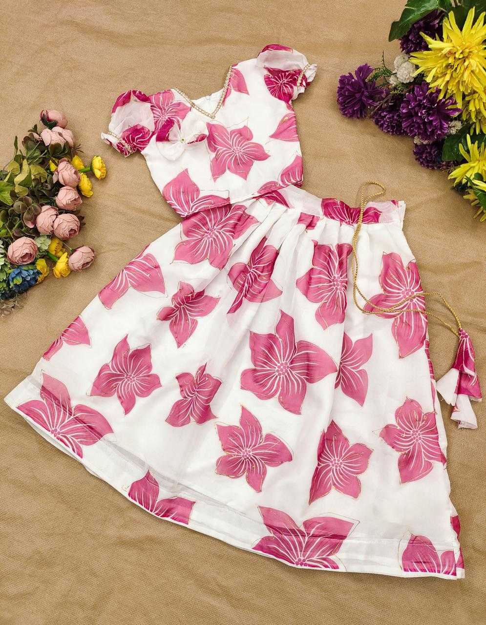 Ynf Rangoli Silk RIN235 Indira Kids Wear Wholesale Kids Lehenga Ethnic Dresses For Kids Kids Festive Wear Manufacturer- Kids Exports