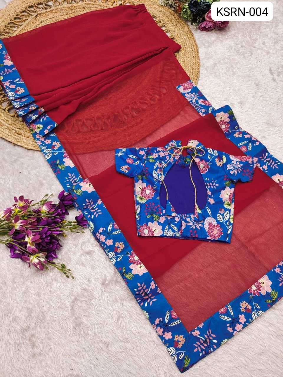 Ynf Soft Dola KESH505 004 Kids Wear Wholesale Kids Saree Dress Kids Traditional Outfits Girls Ethnic Wear Manufacturer- Kids Exports